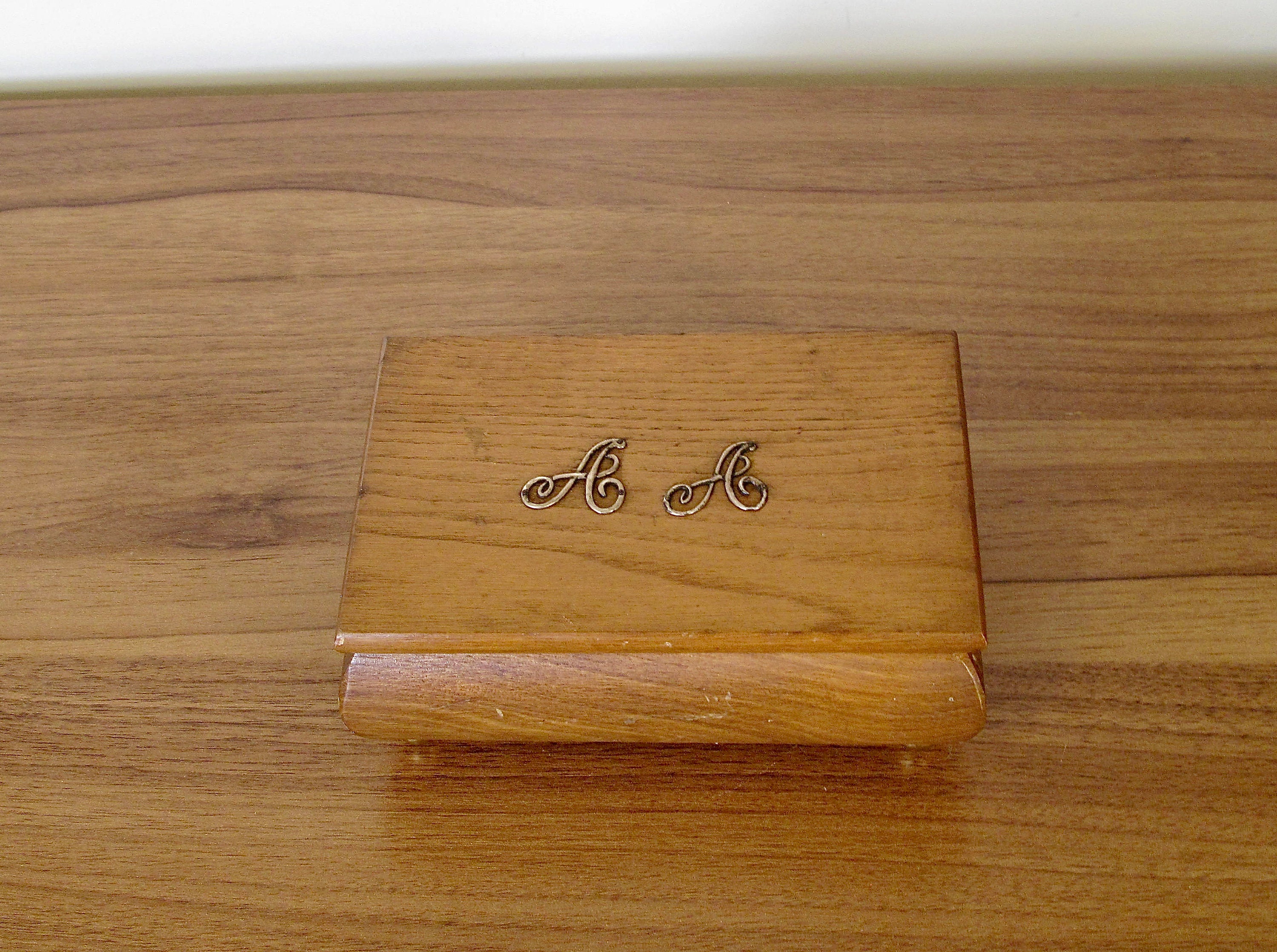 Vintage Rustic Wooden Storage Box Boho Old Card Box Wooden Etsy