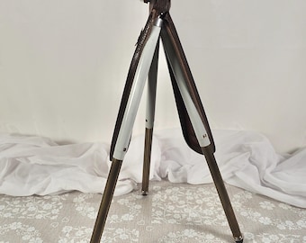 Vintage Bilora Camera Tripod In Leather Case