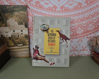 Vintage Book The Guinness Book Of Records 1989