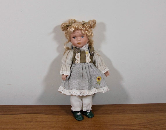 Noord West Luiheid kwartaal Vintage porseleinen verzamelaarspop Retro Boho oude poppen - Etsy België