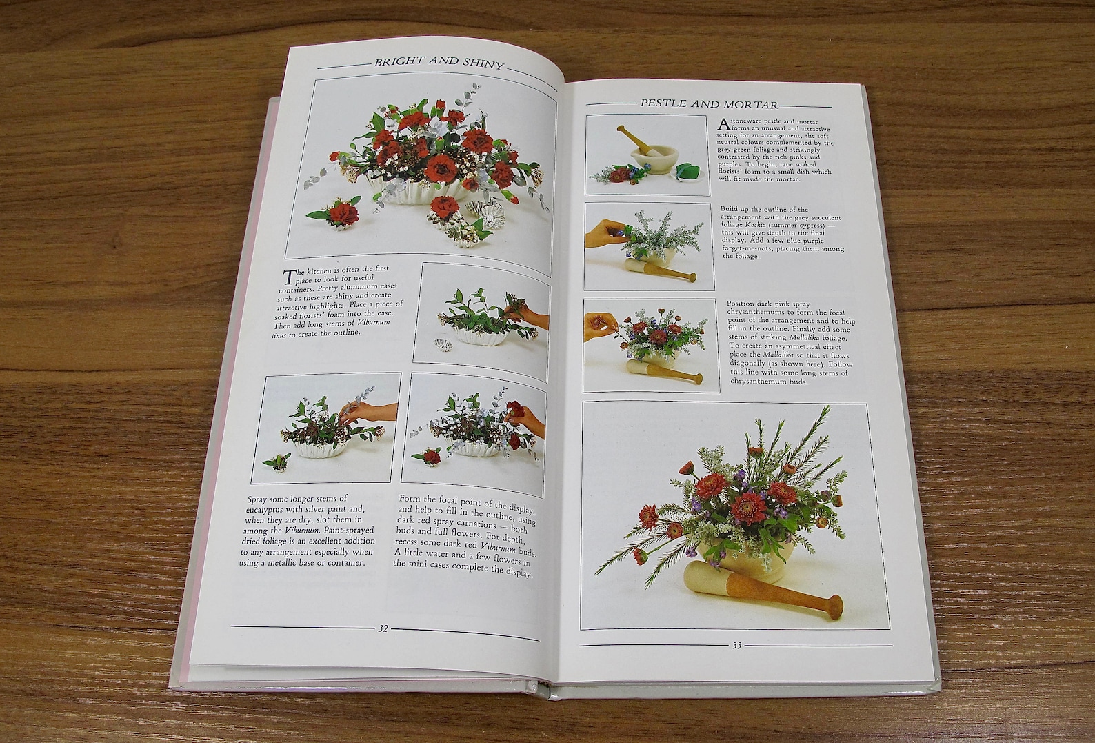 Vintage Flower Arranging Book Display Books Old Flower Etsy