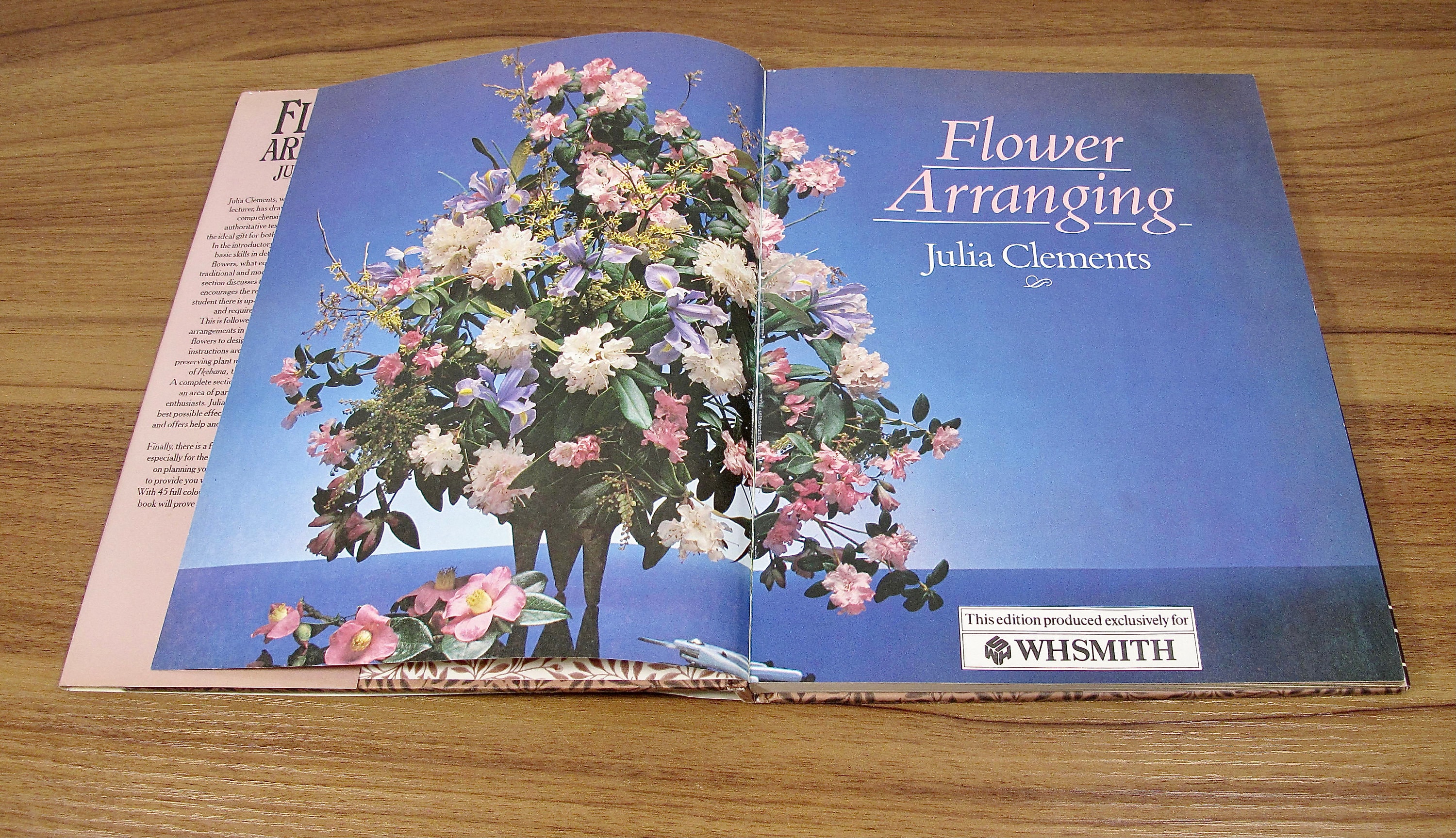 Vintage Flower Arranging Book Display Books Old Flower Etsy