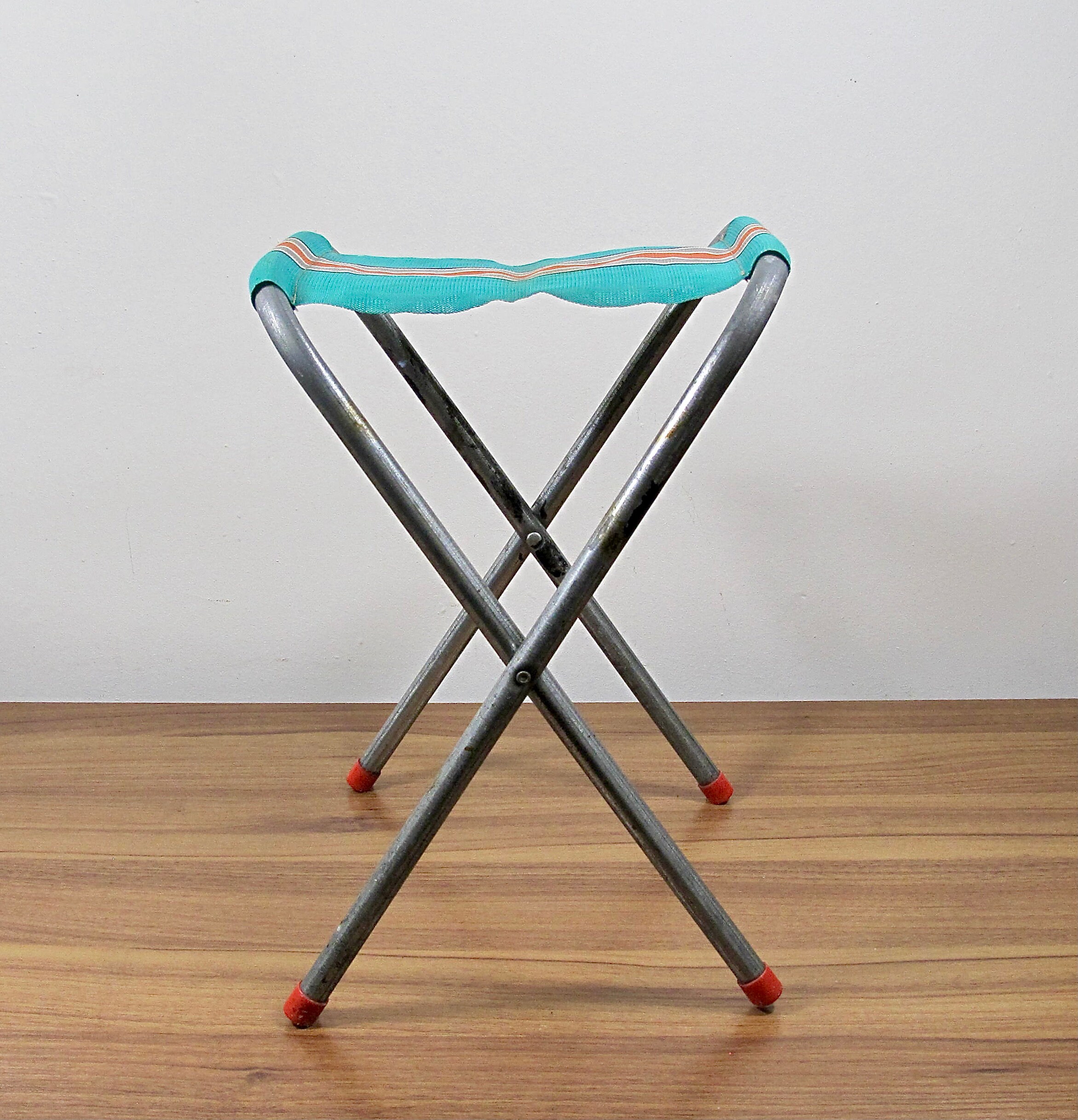Vintage Folding Camping Stool Rustic Camping Stool Retro Boho Etsy