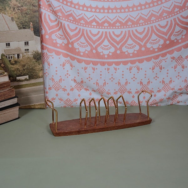 Vintage Toast Rack Wood And Metal Toast Rack