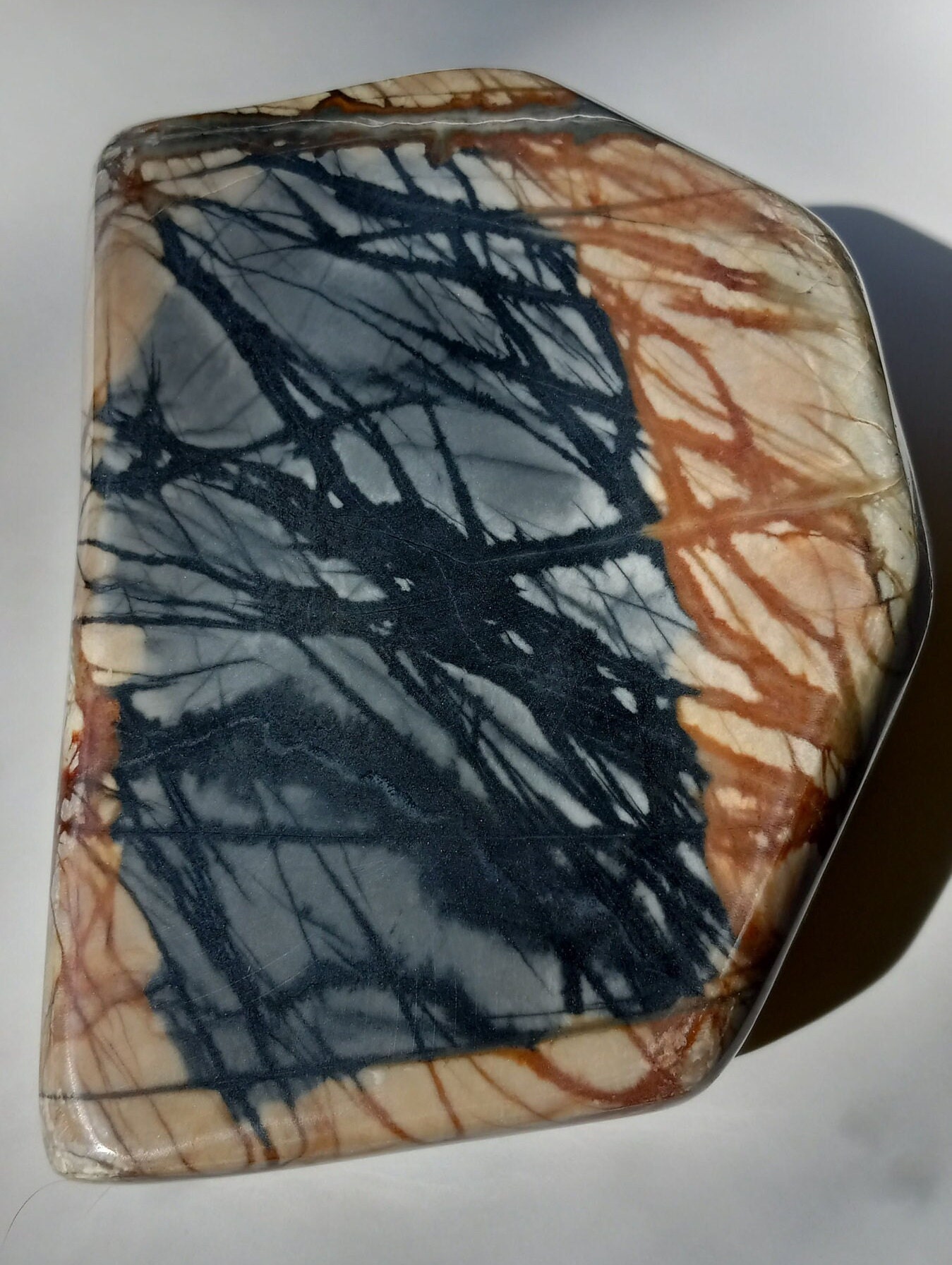 Picasso Marble Freeform Blockish Chunk Paper Weight - Etsy