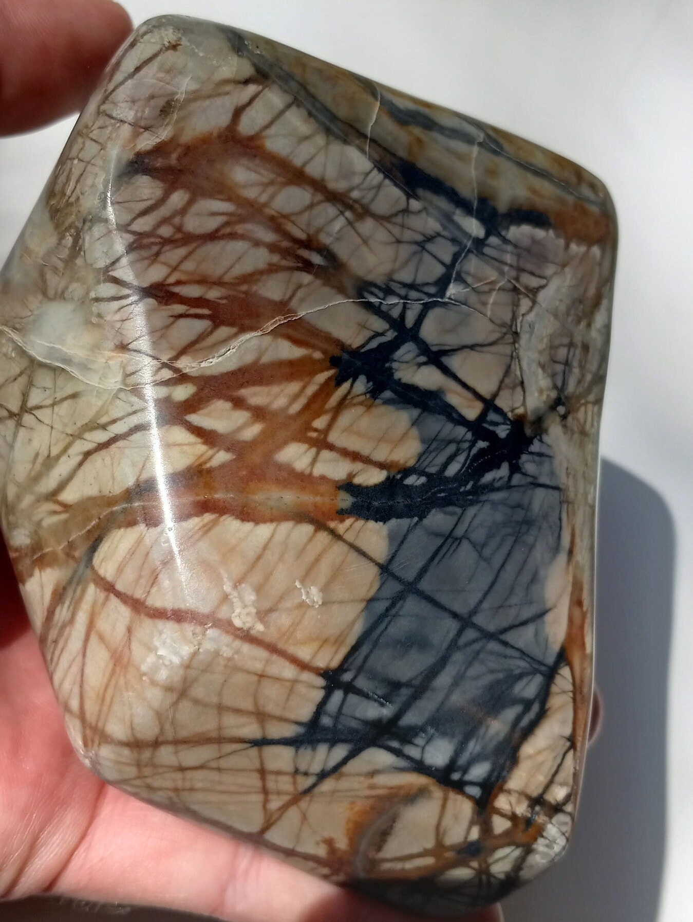 Picasso Marble Freeform Blockish Chunk Paper Weight - Etsy