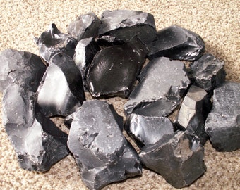 Small Medium Large and very large Chunky Bulk Raw Obsidian Pieces  Glass Agate, Glassy Lava, Xaga Royal Agate, Free shipping Crystal