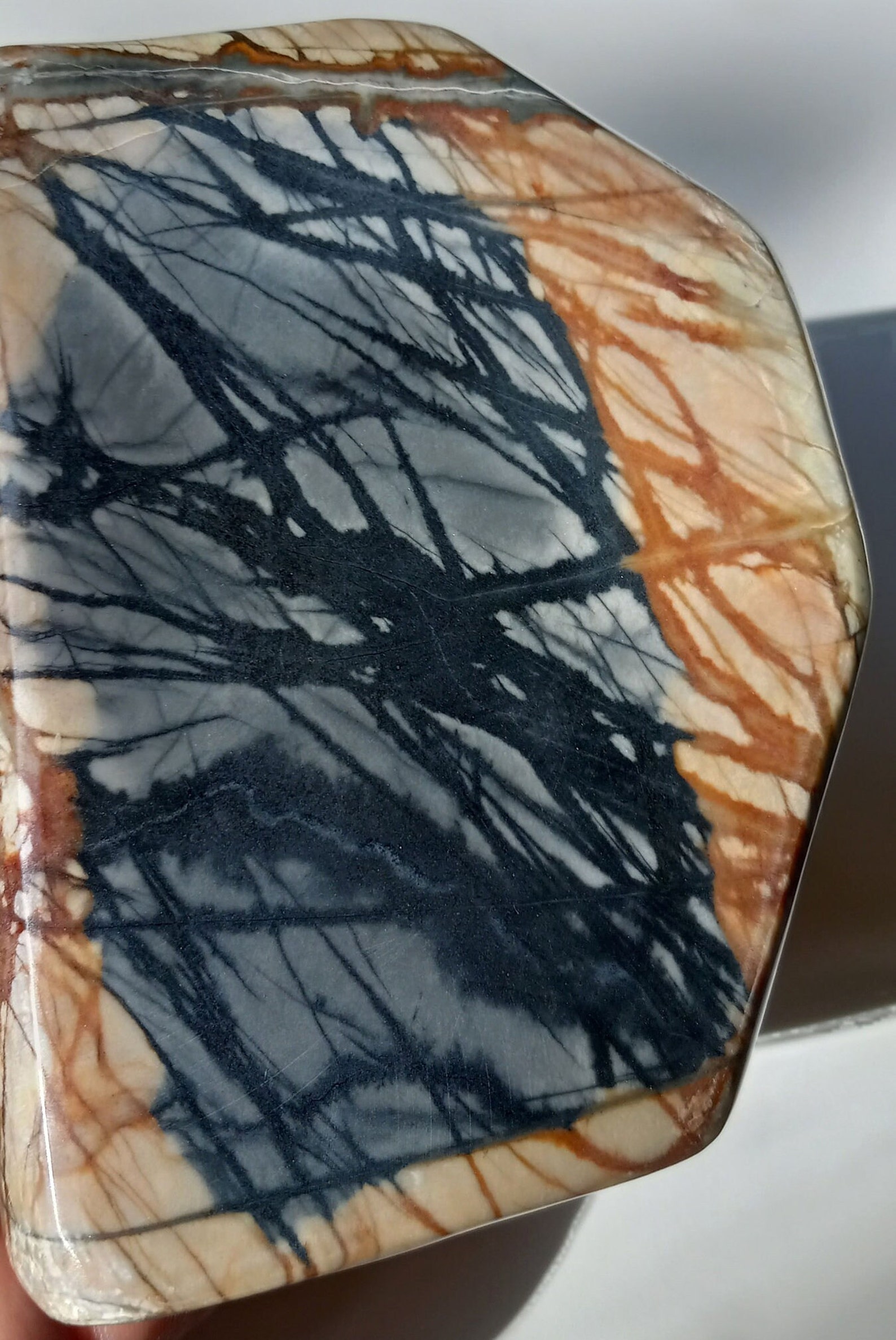 Picasso Marble Freeform Blockish Chunk Paper Weight - Etsy