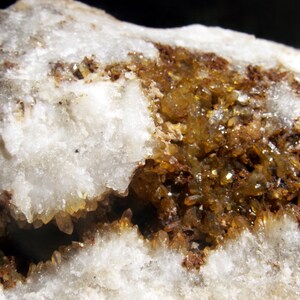 Yellow Quartz Crystal druzy mix