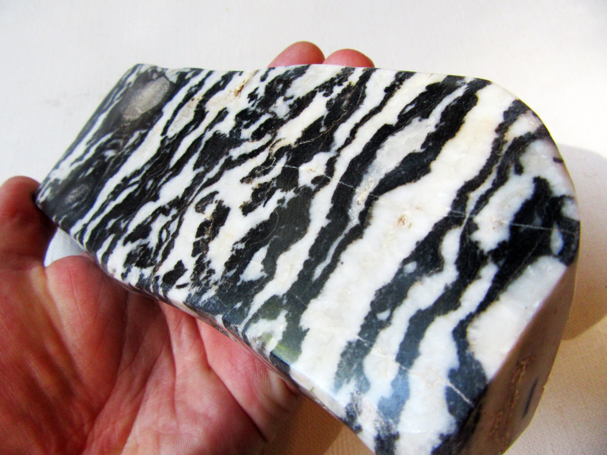 Zebra Marble Chunk Slab Etsy