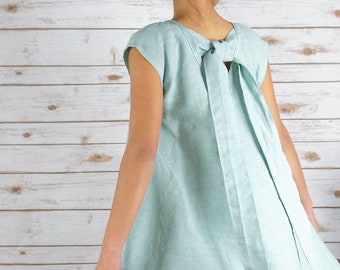 LD1701/Linen Dress/Washed/ Textured/100% LINEN/LINEN dress