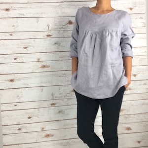 LT 1813/100% LINEN Blouse image 1