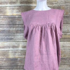 LT 1802/LILAS/ 100% Linen Blouse