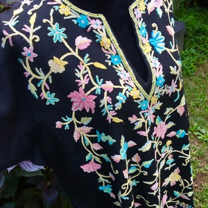 Vintage Handmade Embroidered Kaftan Dress image 4