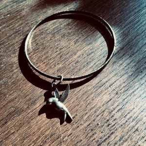 Vintage Bracelet Swallow Charm Solid Bracelet