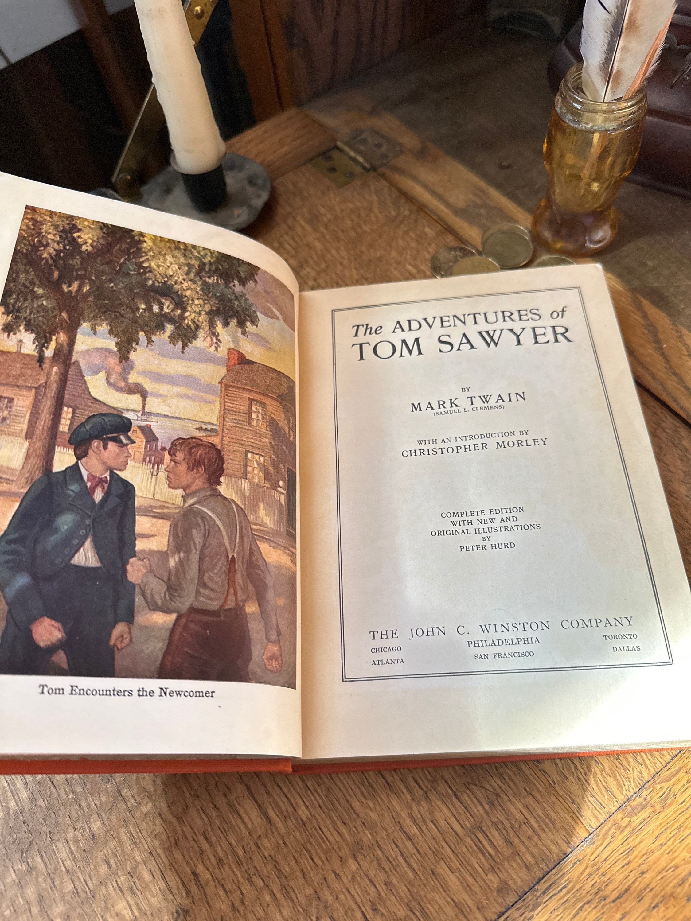 1931 the Adventures of Tom Sawyer by Mark Twain - Etsy
