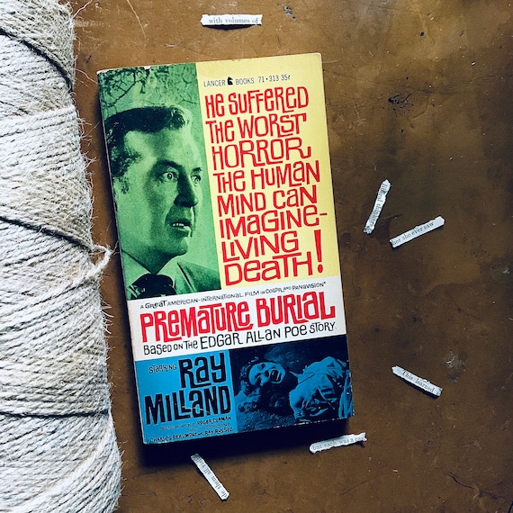 Póster Vintage 'El Entierro Prematuro' (1962) – Lámina De Cine Para Coleccionistas