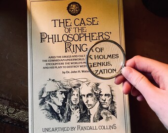 1978 L'affaire de l'anneau du philosophe - Un mystère de Sherlock Holmes de Randall Collins