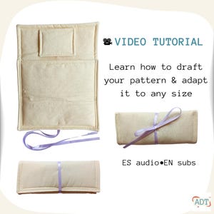 Doll Sleeping Bag Video Tutorial. Learn how to draft your own pattern and sew a doll sleeping bag step by step.