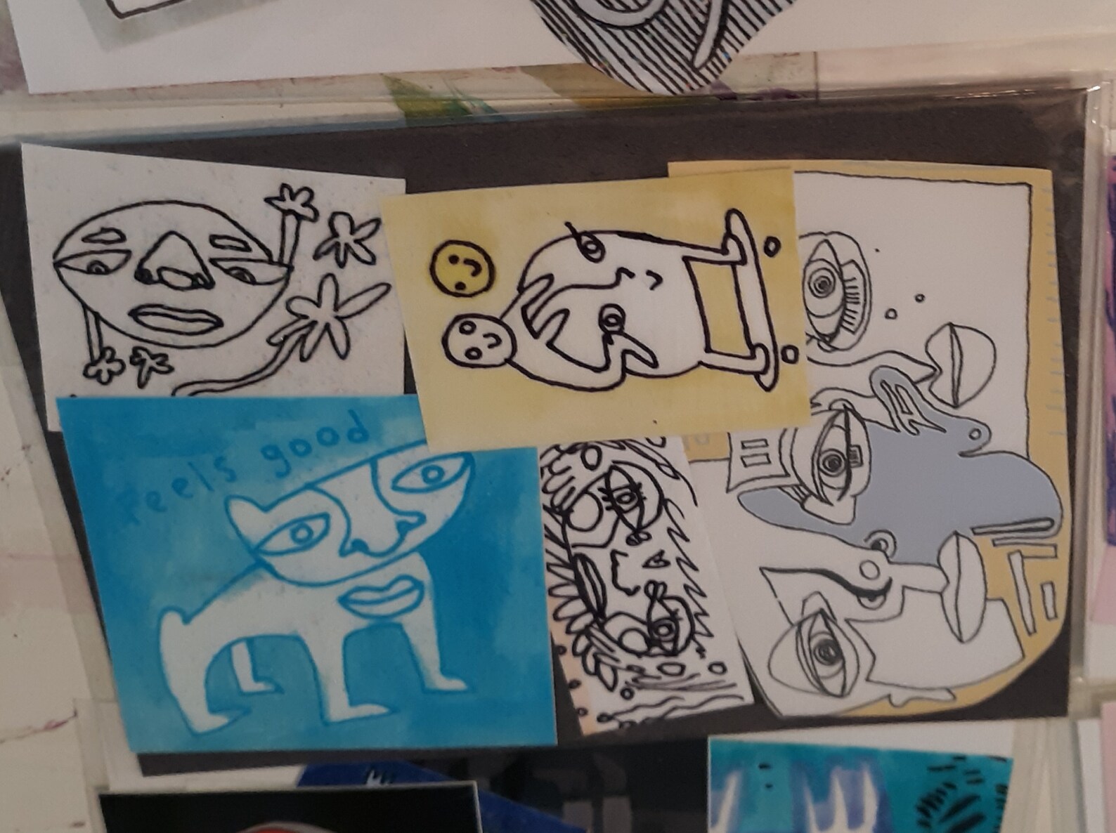 Original Stickers, Hand-drawn Novelty Art - Etsy