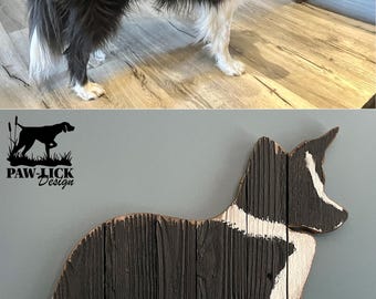 Border Collie (this is a CUSTOM PAINT job)