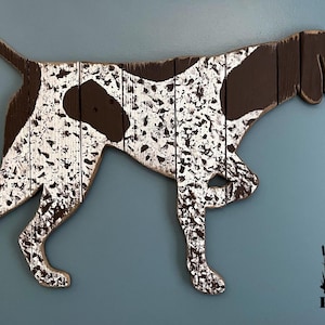 German Shorthaired Pointer - with spots  (this is a CUSTOM PAINT job)