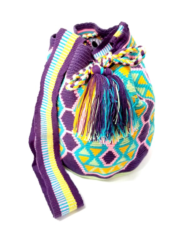 Mochilas Playeras de mujer Bolsos Wayuu Grande y Pequeño | Etsy España