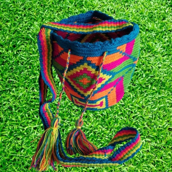 Wayuu Pequeña Mini mochila Wayuu de regalos - Etsy España