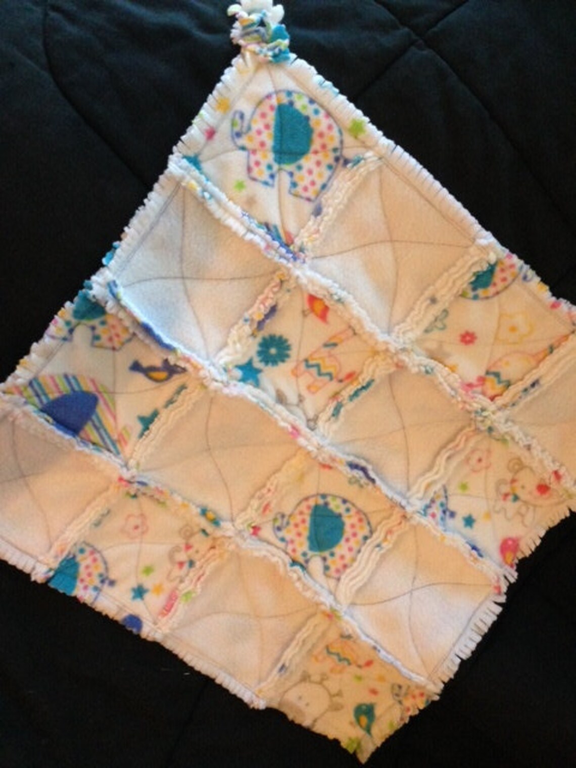 Baby fleece linus security blanket quilted handmade super Etsy