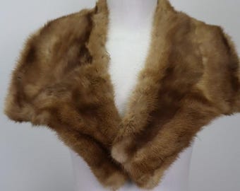 Abrigo impermeable con cuello de piel de visón y bufanda para mujer, desmontable, MINT+