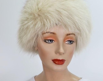 Women's Norwegian Fox Fur Hat 22" MINT