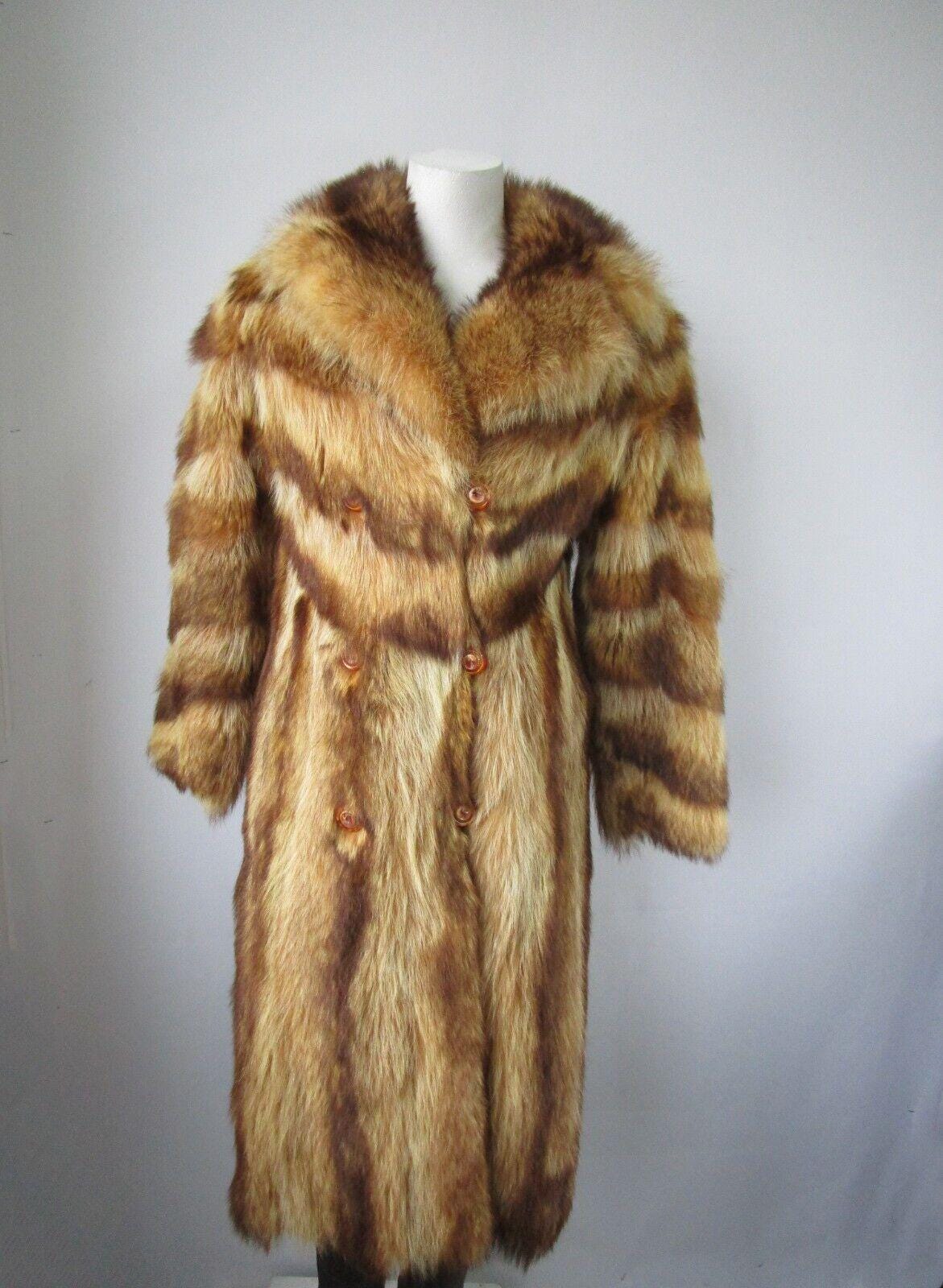 Tanuki Raccoon Fur Coat - Etsy Canada Tanuki Raccoon Fur Coat - Etsy Canada