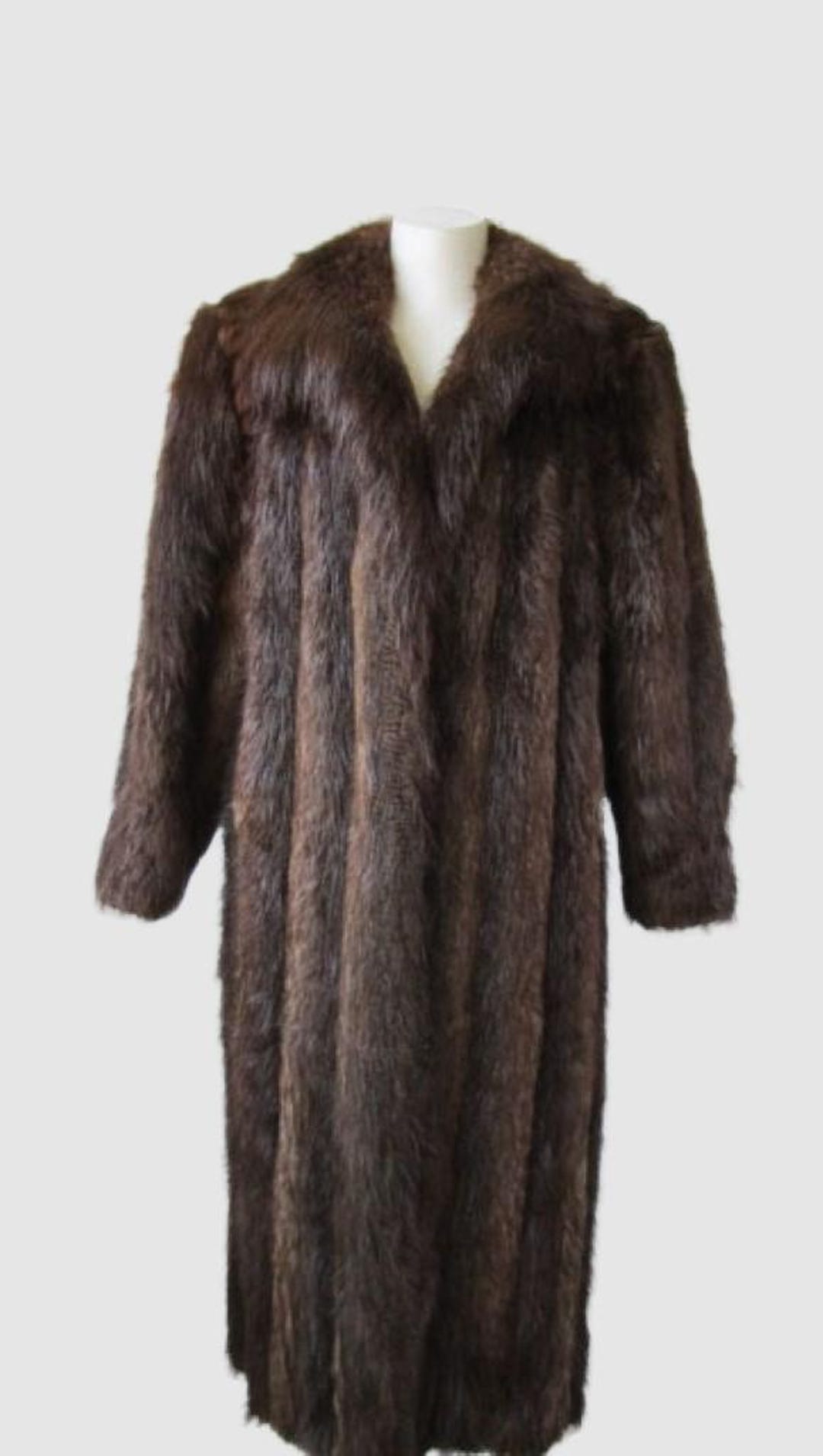 VICTIM『RECYCLE BEAVER COAT』 Vintage 1930s Beaver Fur Coat Leather Trim – Vintage Logic