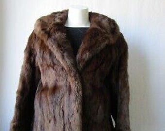 Women's Sz 4/6 Small MINT Squirrel Fur Jacket Coat CLEARANCE SALE