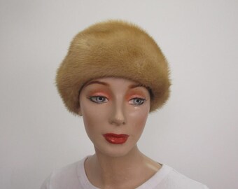 Mint Canadian Pastel Mink Fur Hat Cap Women Woman Size All  display picture 3