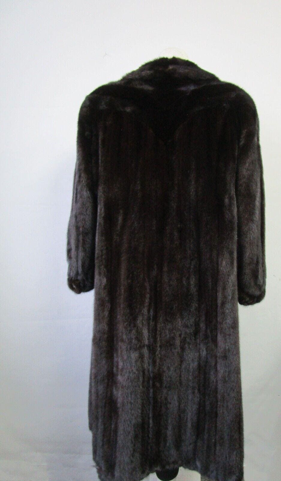 Women's Sz 6 Dark Ranch & Black Mink Fur Coat Jacket MINT Woman - Etsy