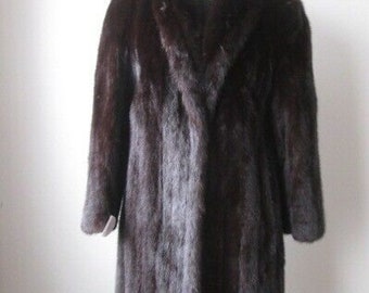 Women's Sz 6 Mahogany Mint+ FEMALE Mink Fur Coat SALE