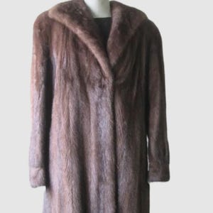 Women&#39;s Sz 12/14 Lutetia Mink Fur Coat MINT
