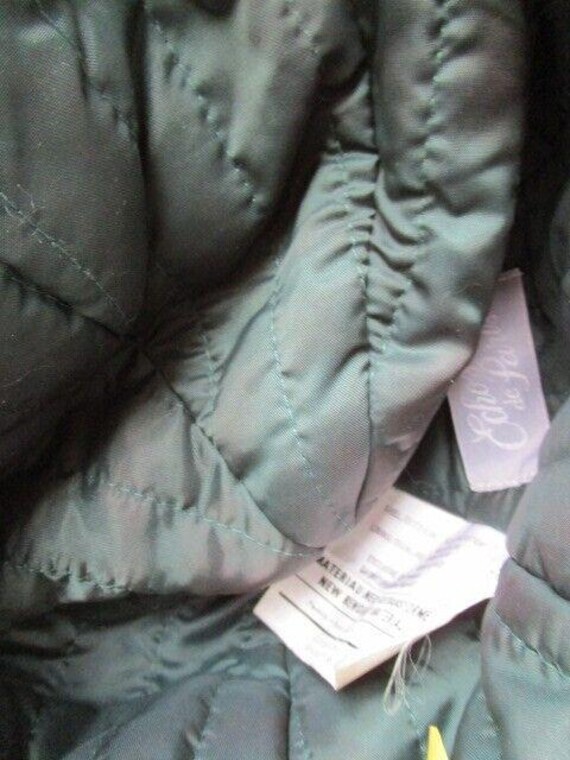 MINT DARK BLUE OPOSSUM FUR & CLOTH TOP HAT CAP WOMEN WOMAN SIZE 22\
