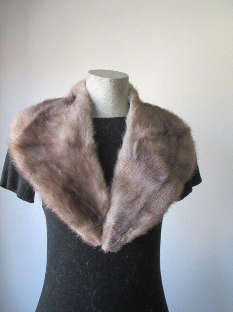 Damen Nerz Kragen MINT Für Mantel Regenjacke Jacke SUPER SALE Bild 4