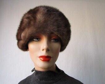 Mint Canadian Lutetia Mink Fur Hat Women Woman Size All - Etsy display picture 1