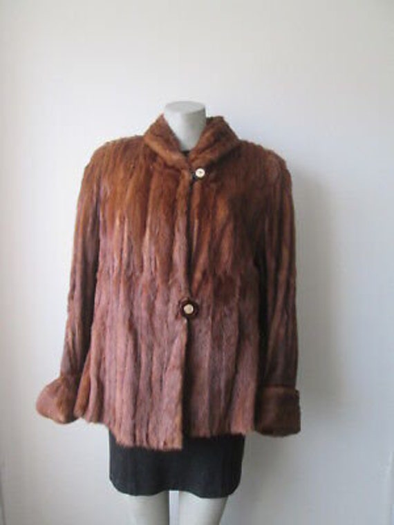 女性用サイズ 10 新品 本物の中国製ミンクの毛皮コート ジャケット