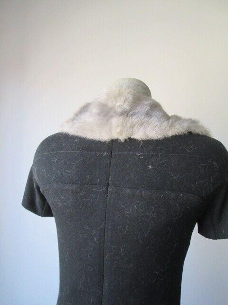 Women's Natural Sapphire Mink Fur Collar MINT For Coat Raincoat Jacket image 3