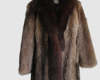 レディース サイズ 12/14 ミンクファーコート 極上 CANADA MAJESTIC