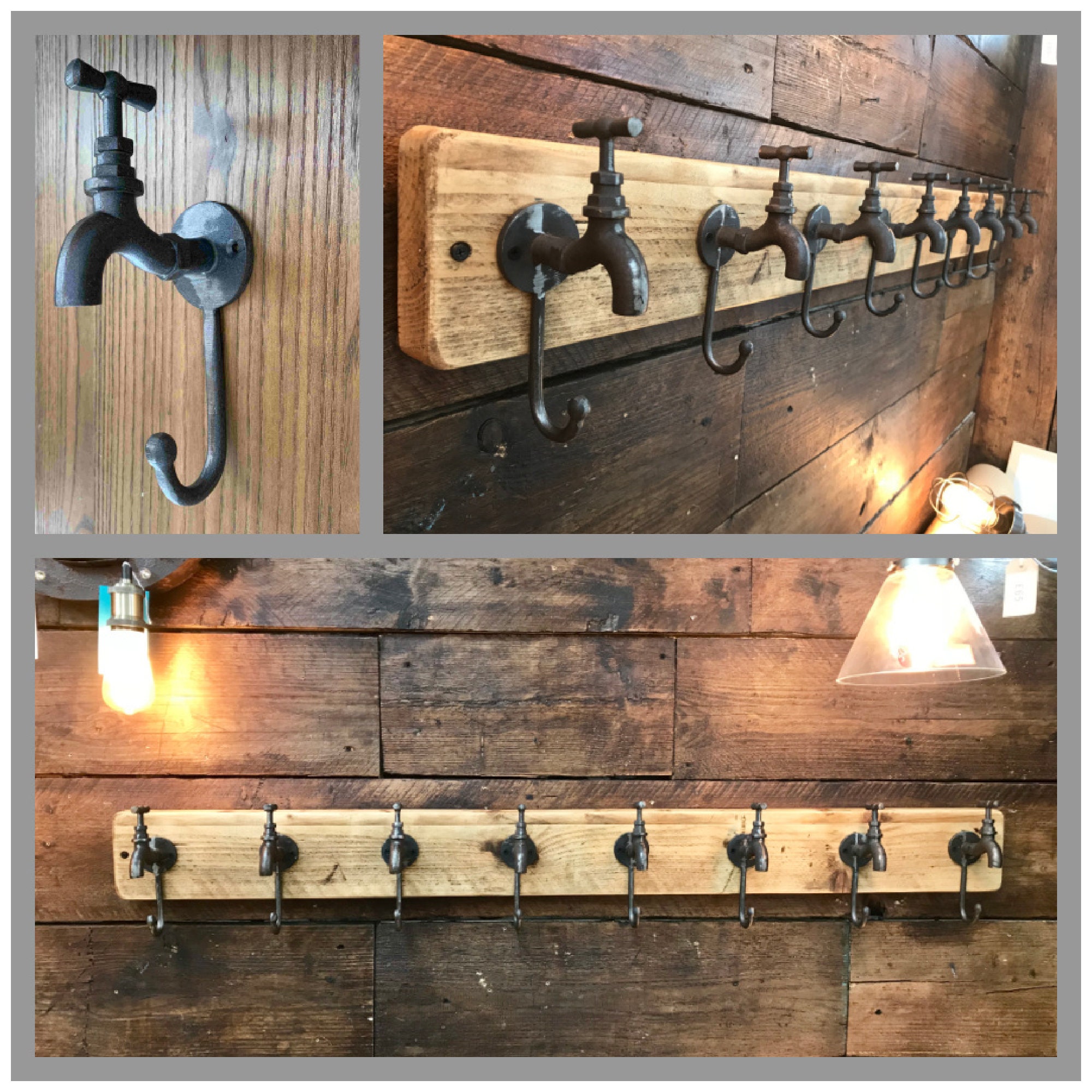 Tap Design Cast Iron Coat Hook and Coat Racks FREE & QUICK Etsy