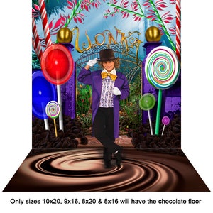 Costume Carnevale Simile Willy Wonka Fabbrica del Cioccolato 10 11 12 –