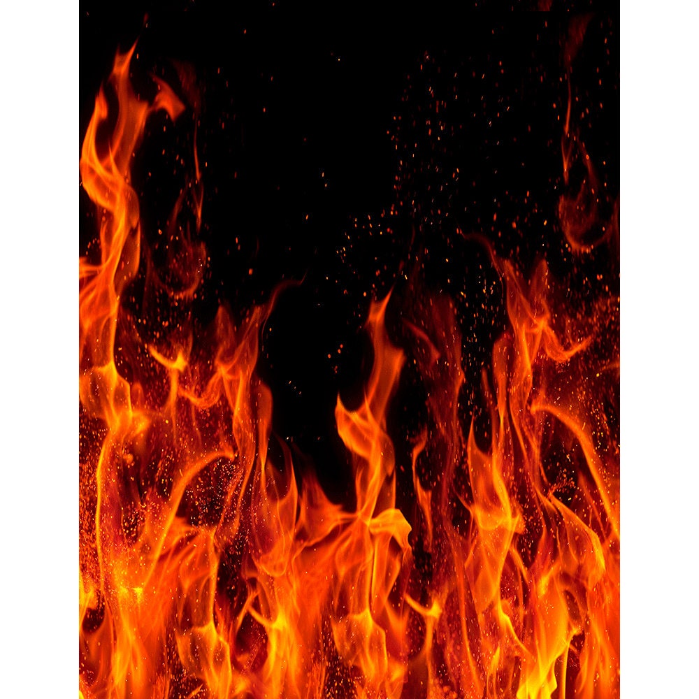 Flame Backdrop, Fire Fabric Photo Background - Etsy