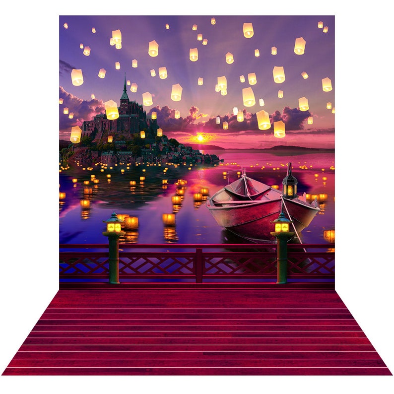 Tangled Backdrop Rocks Tangled Backdrop, Rapunzel Theme Party, Lantern Ceremony Decor, Photo ...