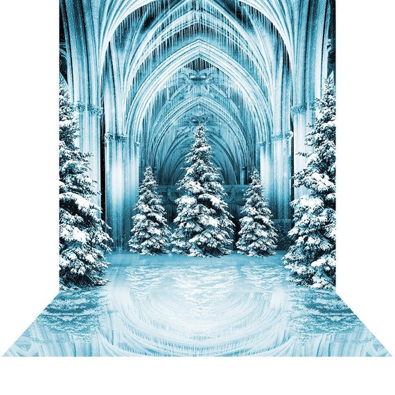 Ice Castle Backdrop Frozen Ice Palace Theme Harry Potter Etsy