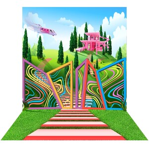 Barbie Photo Backdrop, Barbie Birthday Party, Photo Booth Prop, Barbie Decor, Barbie House - Etsy